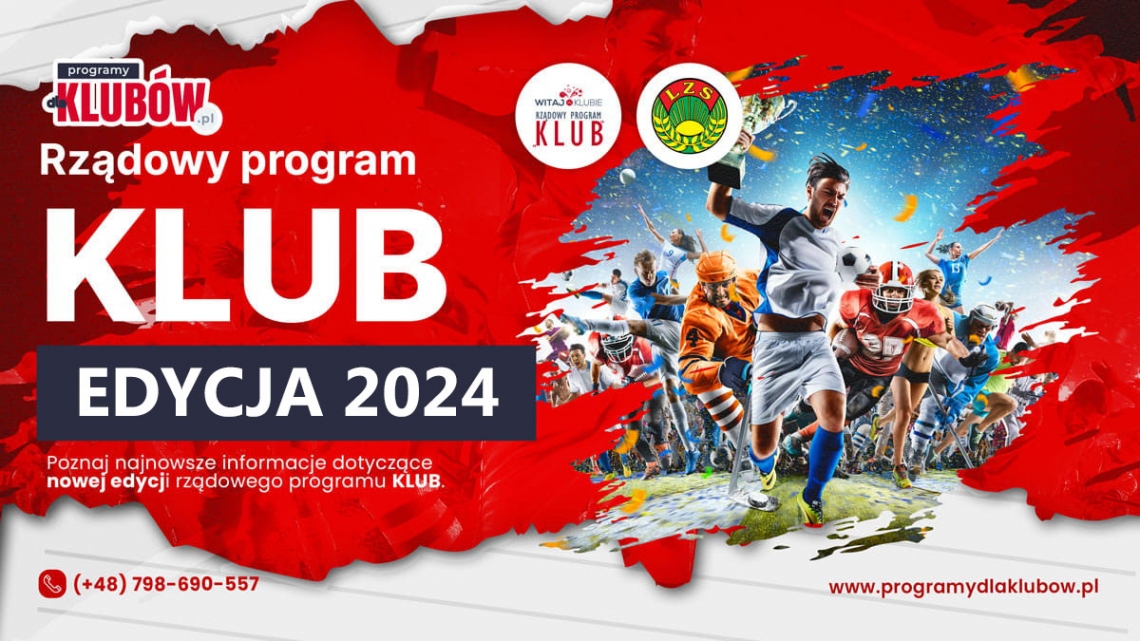 Jesteśmy w Programie KLUB 2024