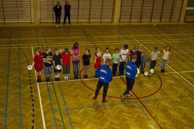 Pierwszy trening Warszawskiej Akademii Piłkarskiej